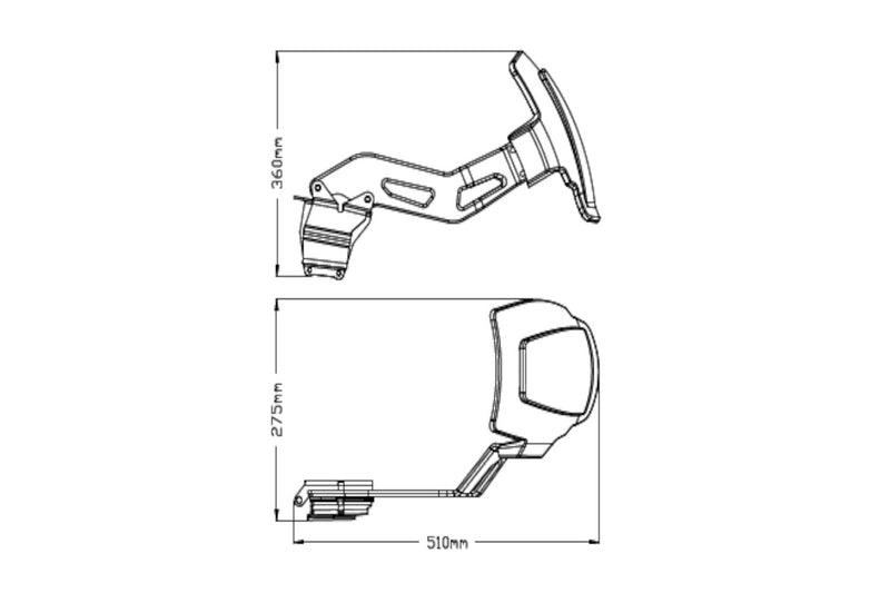 PUIG Single Swing Arm Fender | 3691