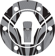 Puig Radikal Fuel Cap Covers, Grey | 3696U