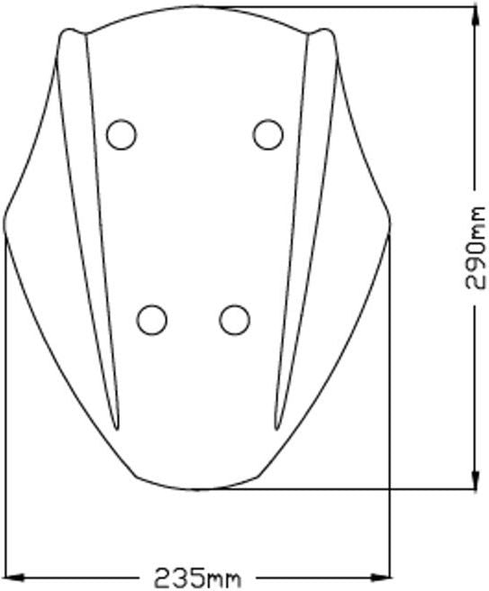 Puig Windshield New Generation Adjustable for motorcycle Ducati DIAVEL 1260 2019 | 3773