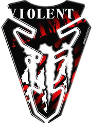 Puig Violent Tank Pads, Red | 5519R