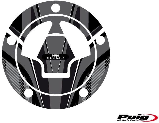 Puig Radikal Fuel Cap Covers, Grey | 6312U