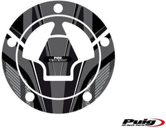 Puig Radikal Fuel Cap Covers, Grey | 6312U