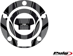 Puig Radikal Fuel Cap Covers, Grey | 6324U