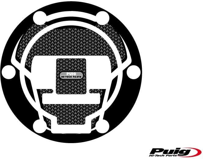 Puig Naked Fuel Cap Covers, Grey | 6824U
