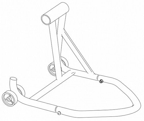 Puig Rear Stand for Single Swing Arm Transmision Right Side