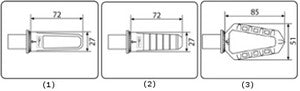 Puig Footpegs Adapters