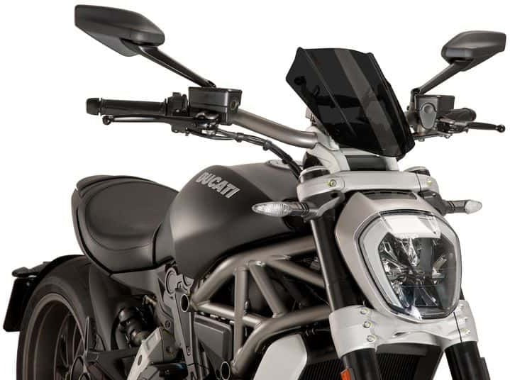 Puig Windshield New Generation Adjustable, Dark Smoke | 8921F