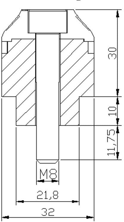 Puig Short Bar end weights with rim