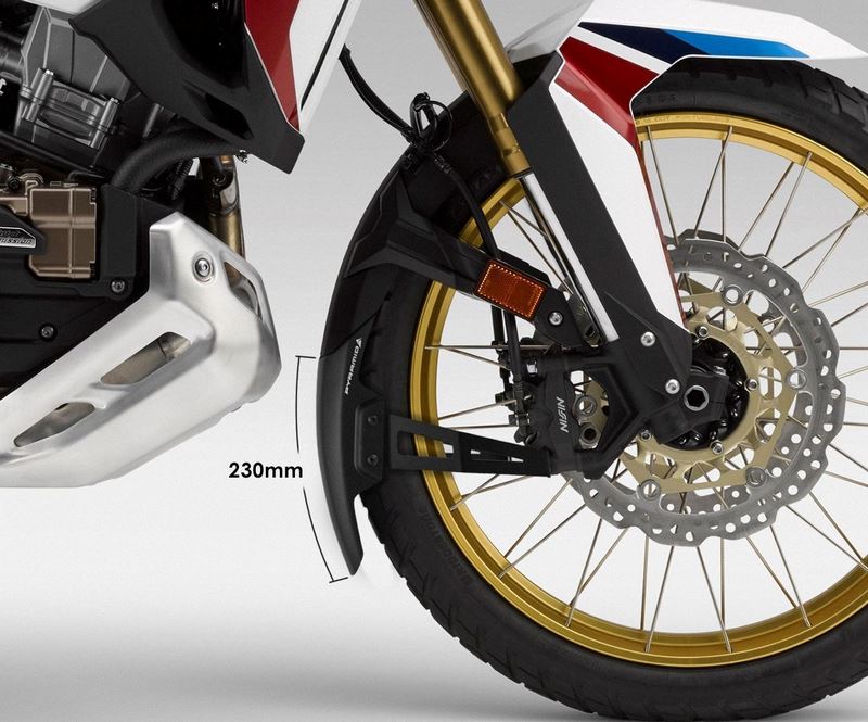 Pyramid Extenda Fenda EXTRA | Matte Black | Honda CRF 1000 L Africa Twin Adventure Sports 2018>2019 | 051880