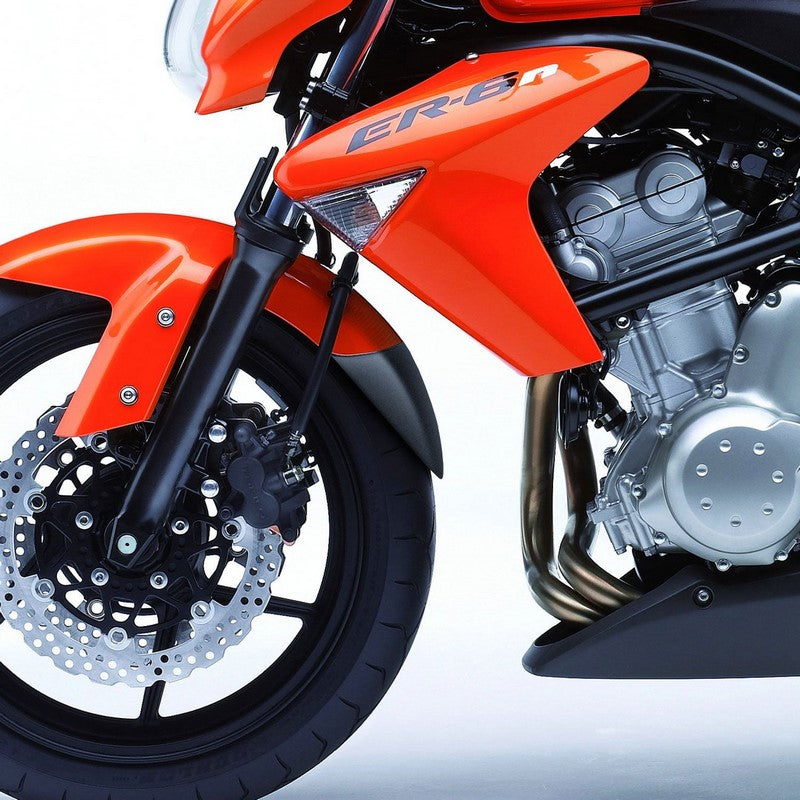 Pyramid Plastics Kawasaki ER-6N Extenda Fenda Matte Black 2006>2008 | 053002