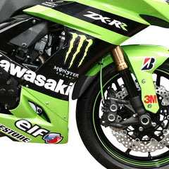 Pyramid Plastics Kawasaki ZX6-R 636 Extenda Fenda Matte Black 2005>2008 | 053170