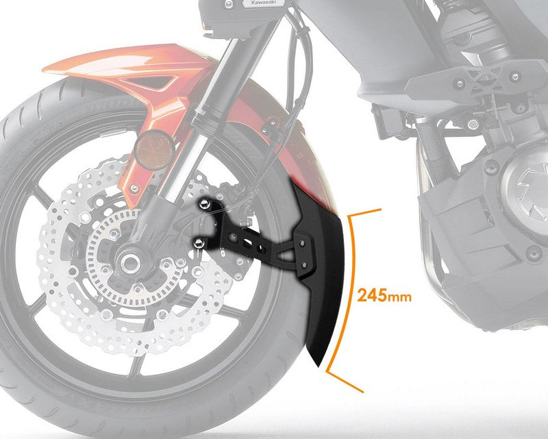 Pyramid Extenda Fenda EXTRA | Matte Black | Kawasaki Versys 1000 2012>2018 | 053422