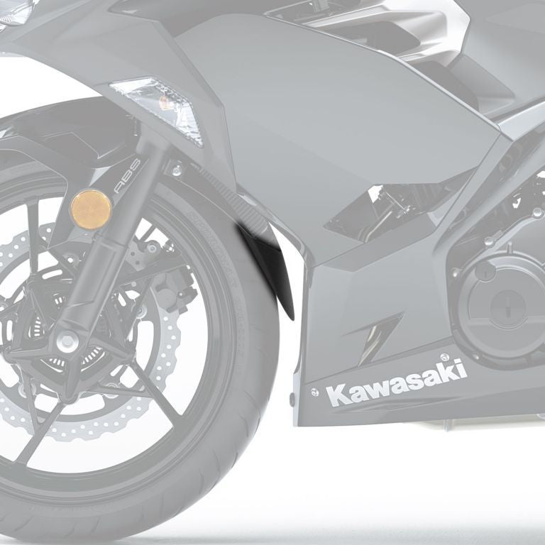 Pyramid Plastics Kawasaki Ninja 400 Extenda Fenda Matte Black 2017> | 053453