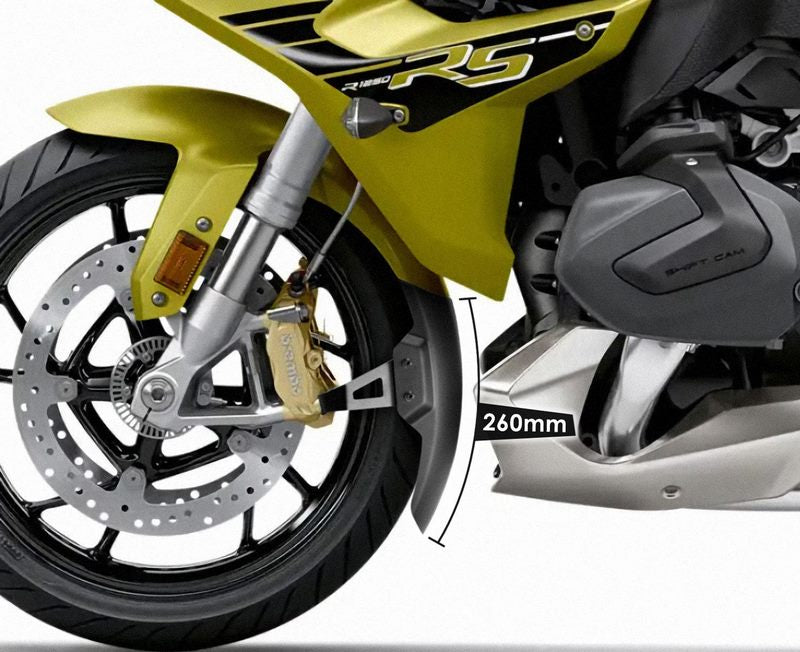 Pyramid Extenda Fenda EXTRA | Matte Black | BMW R 1200 RS 2015>2018 | 054248