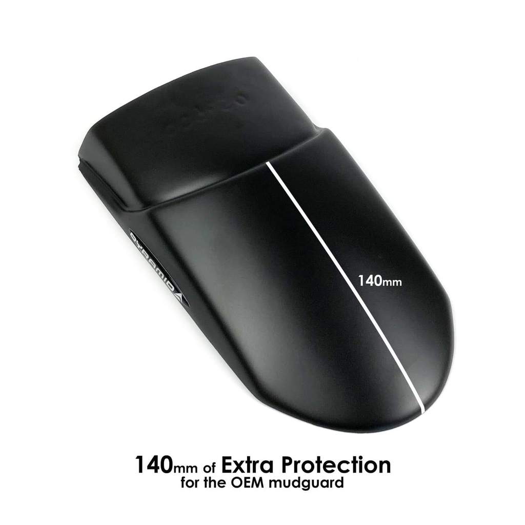 Pyramid Plastics Extenda Fenda | Matte Black | Triumph Tiger 850 Sport 2021> | 056900