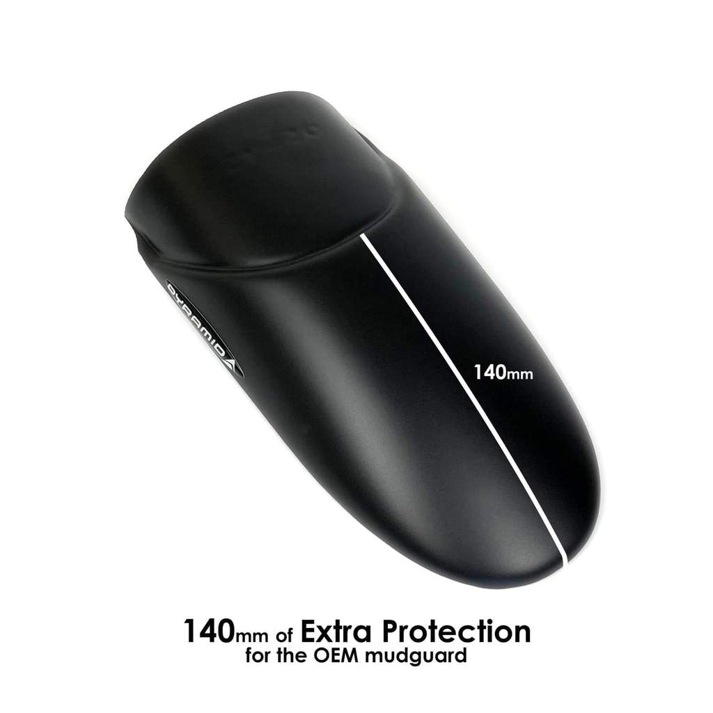 Pyramid Plastics Extenda Fenda | Matte Black | Triumph Tiger 900 Rally 2020> | 056950