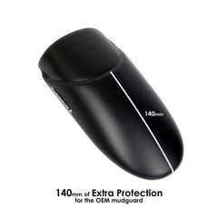 Pyramid Plastics Extenda Fenda | Matte Black | Triumph Tiger 900 Rally 2020> | 056950