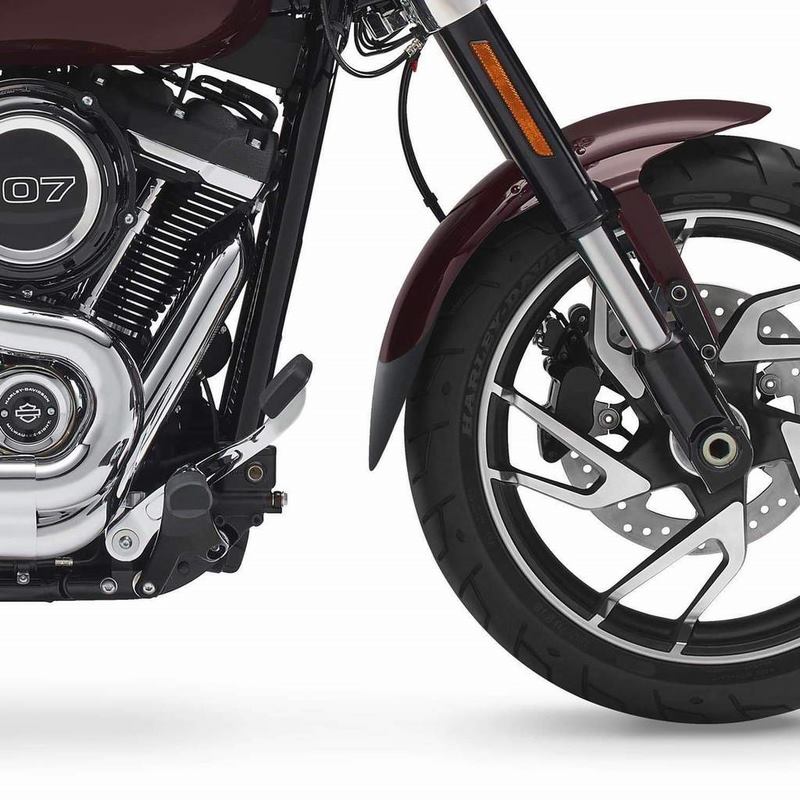 Pyramid Plastics Extenda Fenda | Matte Black | Harley Davidson Softail Low Rider S 2020> | 058695