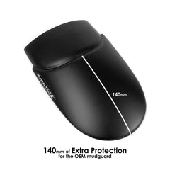 Pyramid Plastics Extenda Fenda | Matte Black | Harley Davidson Softail Low Rider S 2020> | 058695