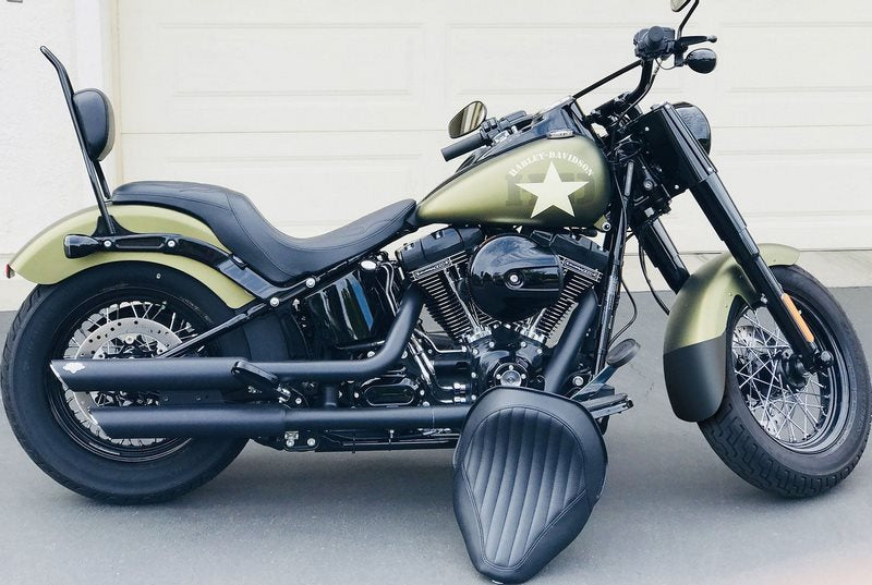 Pyramid Extenda Fenda | Matte Black | Harley Davidson Softail Slim 2013>2024 | 058840