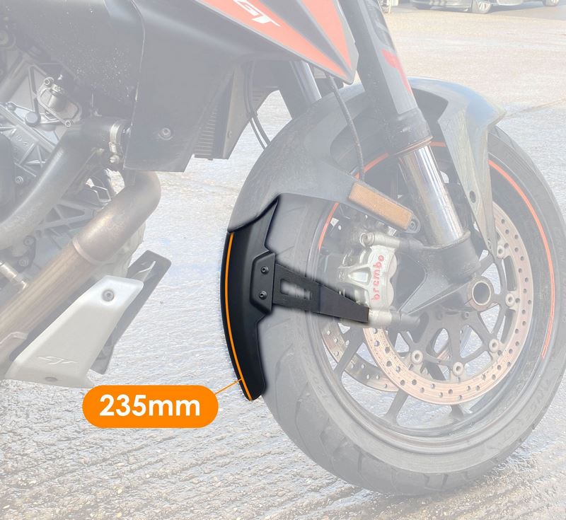 Pyramid Extenda Fenda EXTRA | Matte Black | KTM 1290 Superduke GT 2016>Current | 059330
