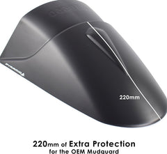 Pyramid Extenda Fenda | Matte Black | Piaggio Vespa GTS 125 2023>Current | 059550
