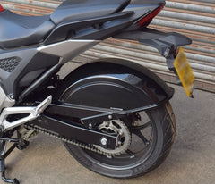 Pyramid Full Rear Hugger | Gloss Black | Honda NC 700 S 2012>Current | 071150B