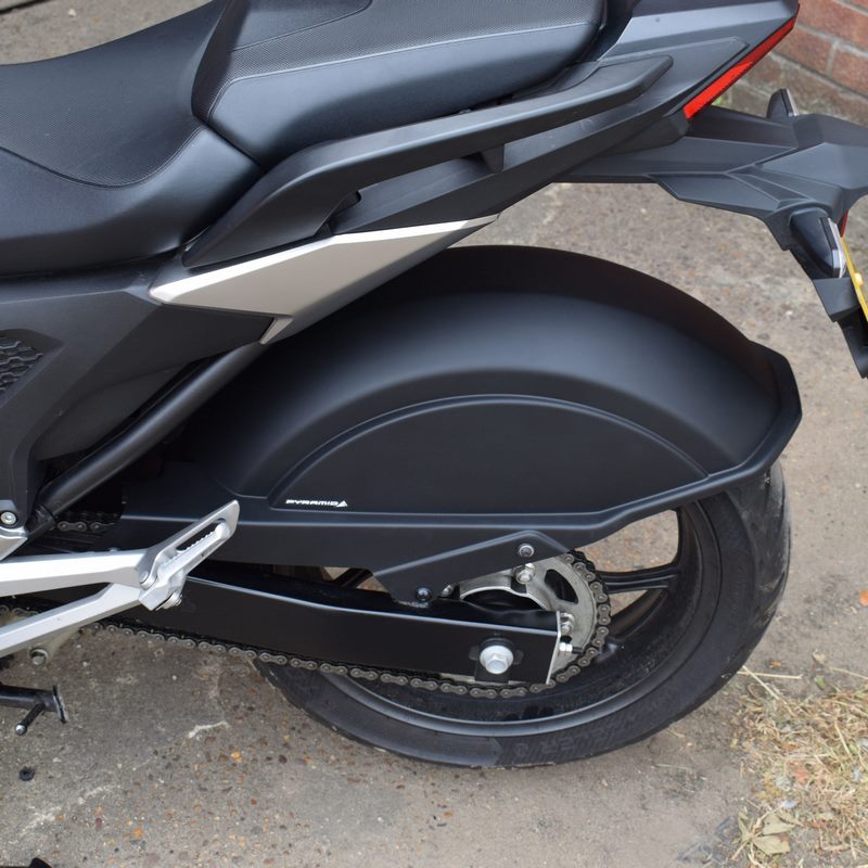 Pyramid Full Rear Hugger | Matte Black | Honda NC 700 S 2012>Current | 071150M