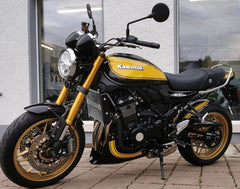 Pyramid Hugger | Metallic Diablo Black/Metallic Yellow (Yellow Ball Scheme) | Kawasaki Z 900 RS SE 2022>Current | 073880R