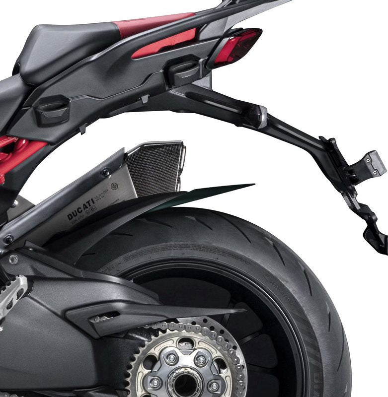 Pyramid Hugger Extension | Matte Black | Ducati Multistrada V4 Pikes Peak 2021>Current | 07523