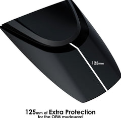 Pyramid Hugger Extension | Matte Black | Ducati Multistrada V4 Pikes Peak 2021>Current | 07523