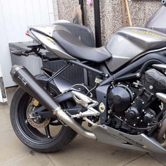 Pyramid Hugger Extension | Matte Black | Triumph Street Triple 675 2007>2012 | 076565