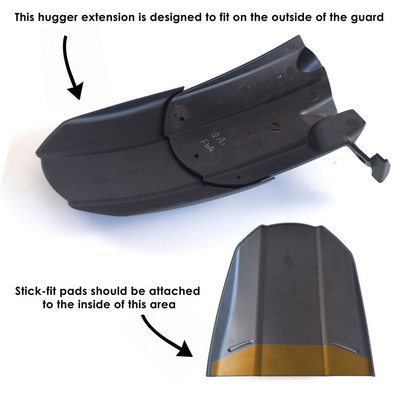 Hugger Extension Matte Black