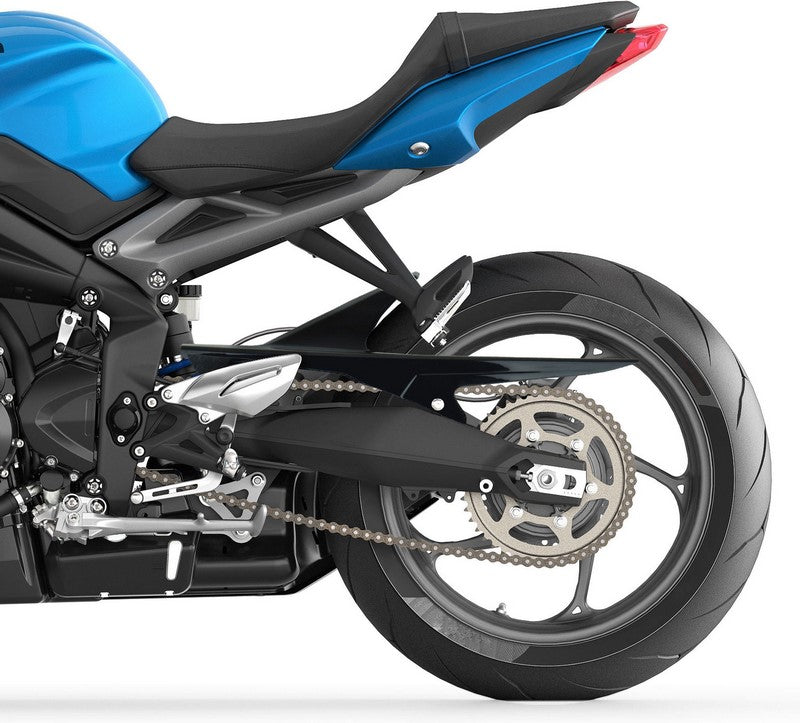 Pyramid Plastics Triumph Street Triple 675 R Gloss Black Hugger 2013>2017 | 076813B