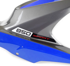 Pyramid Hugger | Graphite/Caspian Blue | Triumph Tiger 850 Sport 2021> | 076900D