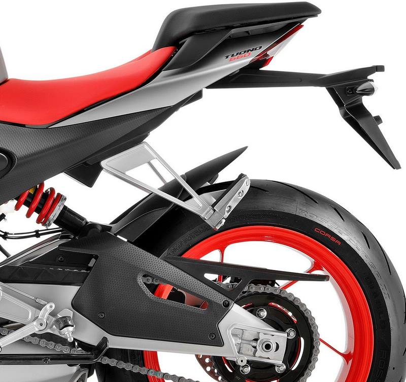 Pyramid Hugger Extension | Matte Black | Aprilia RS 660 2021> | 077197
