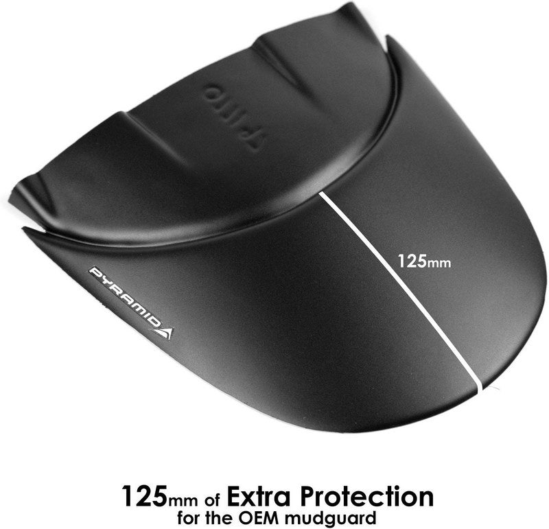 Pyramid Hugger Extension | Matte Black | Aprilia RS 660 2021> | 077197