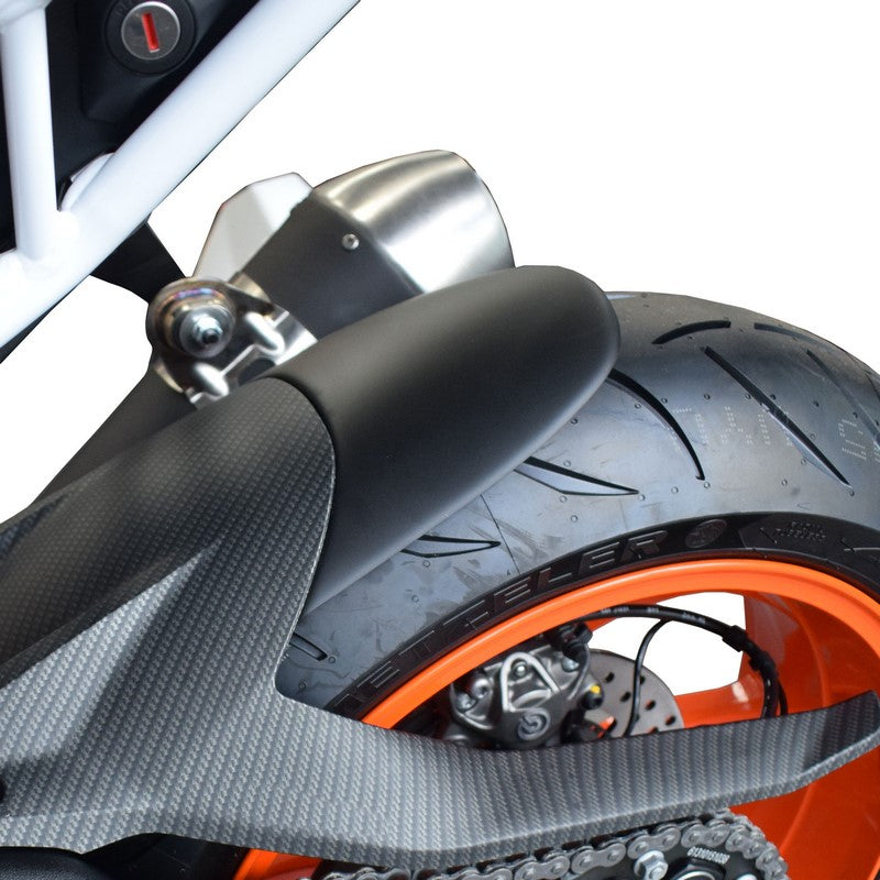 Pyramid Plastics KTM 200 Duke Hugger Extension Matte Black 2012> | 079304