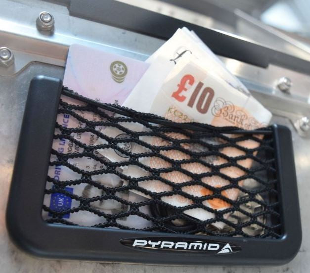 Pyramid Plastics Pyramid Self Adhesive Storage Pocket Black (Small) | 08019