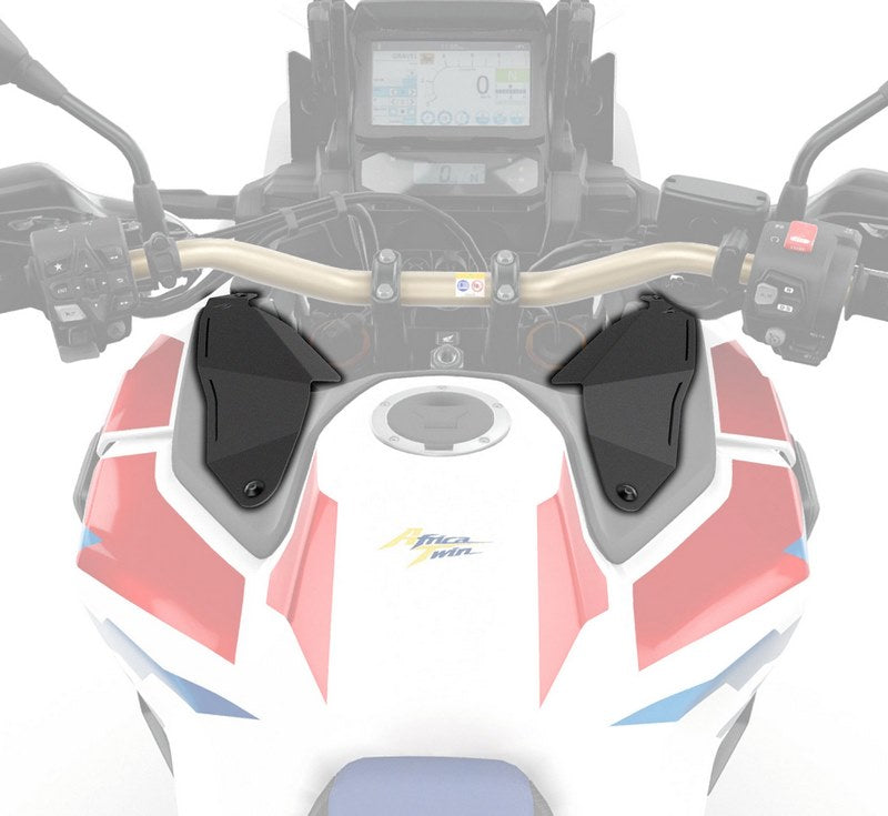 Pyramid Wind Deflector | Matte Black | Honda CRF 1100L Africa Twin Adventure Sports 2020>2025 | 08022M
