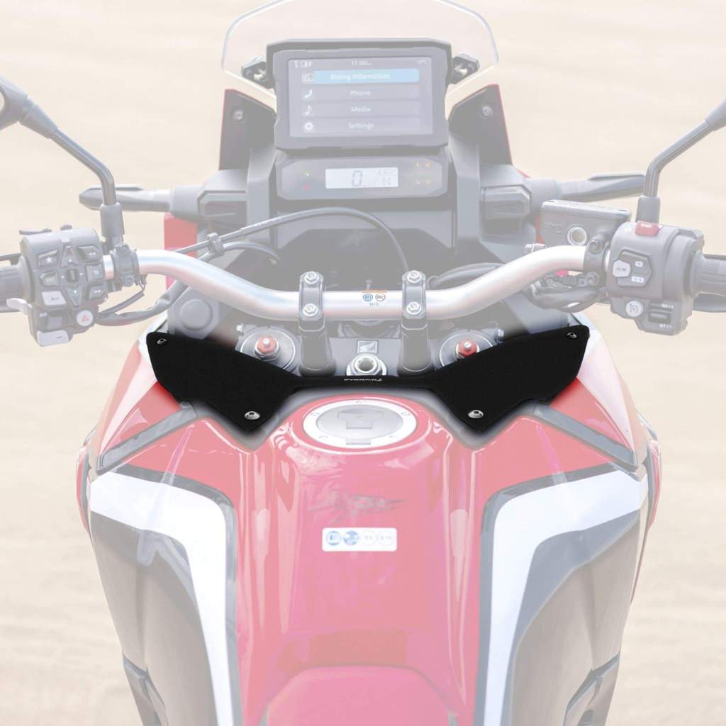 Pyramid Plastics Wind Deflector | Matte Black | Honda CRF 1100 L Africa Twin 2020> | 08026M