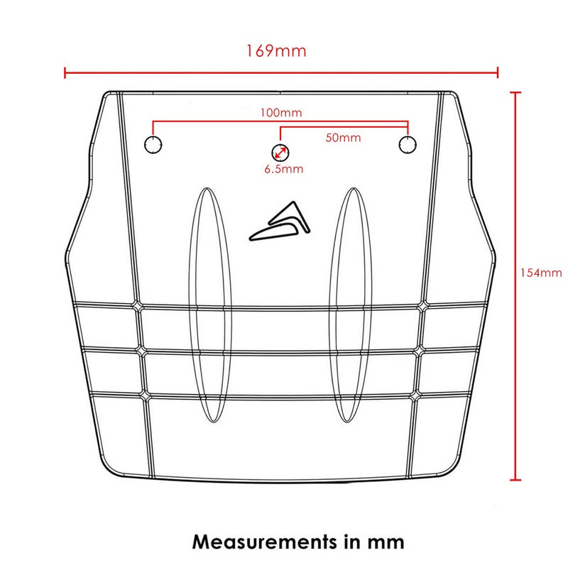 Universal Shock Shield Rubber Mudflap