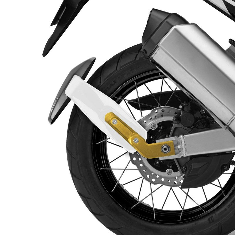 Pyramid Plastics Spray Guard Gloss White + Gold Arm Honda CRF 1000 L Africa Twin 2016>2019 | 085102CG