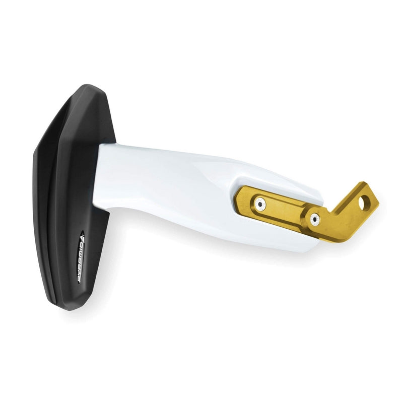 Pyramid Plastics Spray Guard Gloss White + Gold Arm Honda CRF 1000 L Africa Twin 2016>2019 | 085102CG