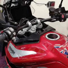 Pyramid Plastics Wind Deflector | Matte Black | Triumph Tiger 850 Sport 2021> | 08600M
