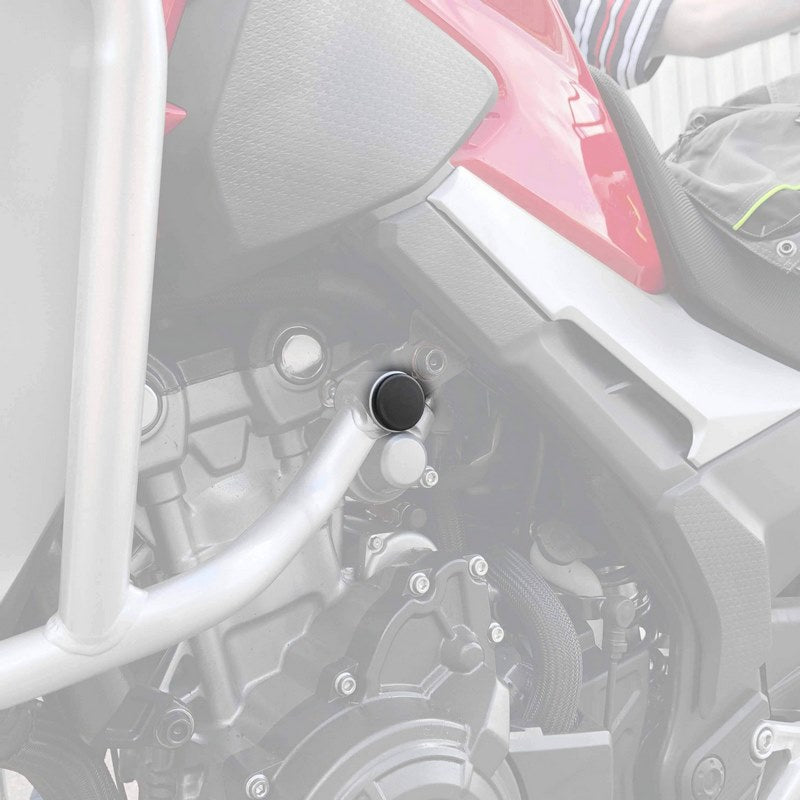 Pyramid Plastics Frame End Caps Matte Black Honda CB 500 X 2019> | 089104