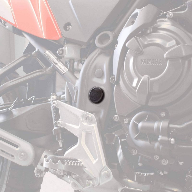 Pyramid Plastics Frame End Caps Matte Black Yamaha Tenere 700 2019> | 089201