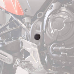 Pyramid Plastics Frame End Caps Matte Black Yamaha Tenere 700 2019> | 089201
