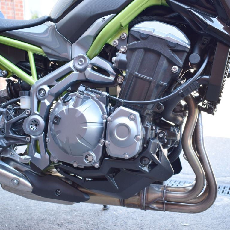 Pyramid Plastics Kawasaki Z 900 Frame End Caps Matte Black 2017> | 089302