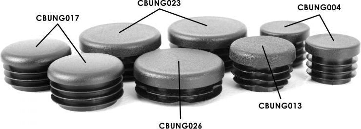Pyramid Plastics BMW R Nine T Racer Frame End Caps Matte Black 2017> | 089403